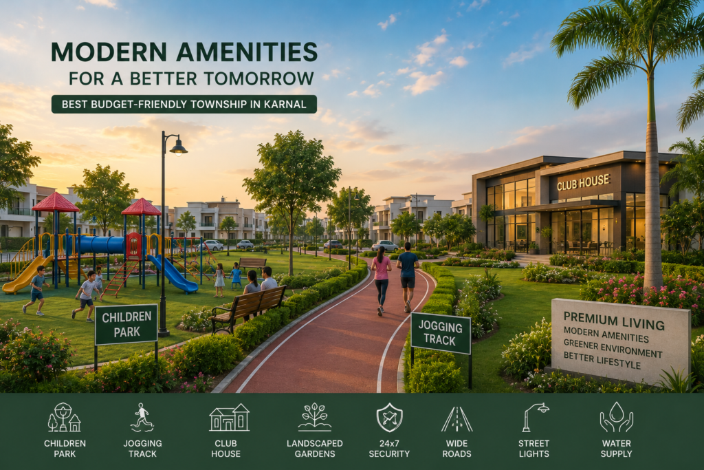 Best budget-friendly township in Karnal with modern amenities and green parks